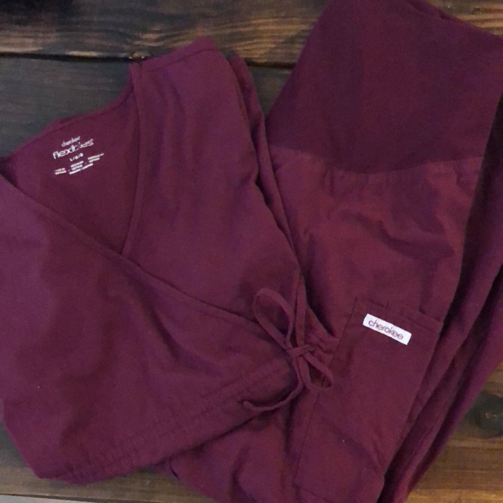 Maternity Cherokee Flexible Nursing Scrubs